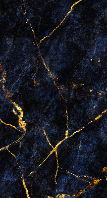 Rolgordijn voor het raam Marineblauw marmer