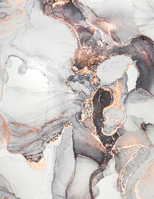 Rolgordijn verduisterend Grijs marmer