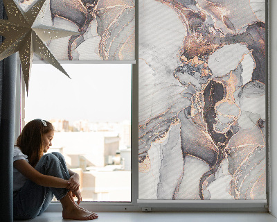 Rolgordijn verduisterend Grijs marmer