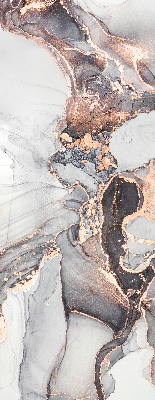 Rolgordijn verduisterend Grijs marmer