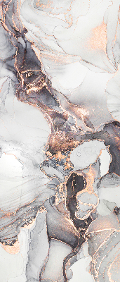 Rolgordijn verduisterend Grijs marmer