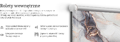 Rolgordijn verduisterend Grijs marmer