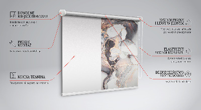 Rolgordijn verduisterend Grijs marmer