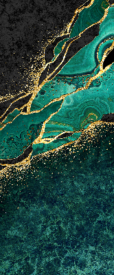 Rolgordijn verduisterend Groen marmer