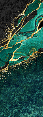 Rolgordijn verduisterend Groen marmer