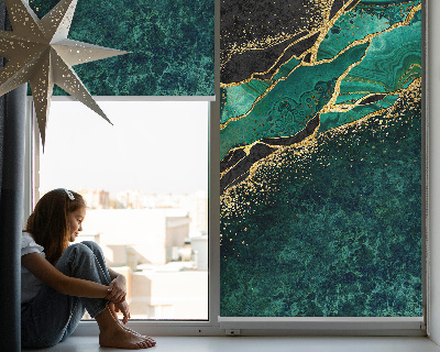 Rolgordijn verduisterend Groen marmer