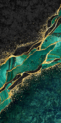 Rolgordijn verduisterend Groen marmer