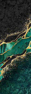 Rolgordijn verduisterend Groen marmer