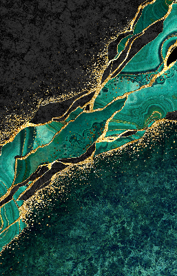 Rolgordijn verduisterend Groen marmer