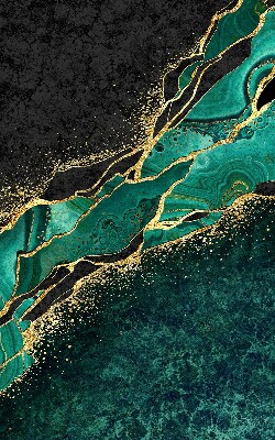 Rolgordijn verduisterend Groen marmer