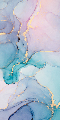 Rolgordijn voor het raam Blauwe marmer