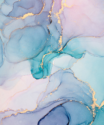 Rolgordijn voor het raam Blauwe marmer