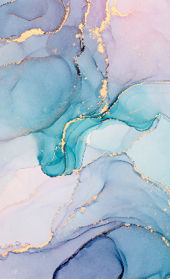 Rolgordijn voor het raam Blauwe marmer