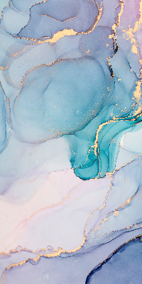 Rolgordijn voor het raam Blauwe marmer