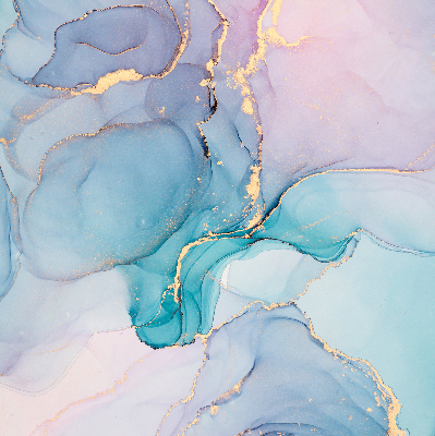 Rolgordijn voor het raam Blauwe marmer