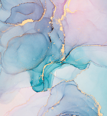 Rolgordijn voor het raam Blauwe marmer