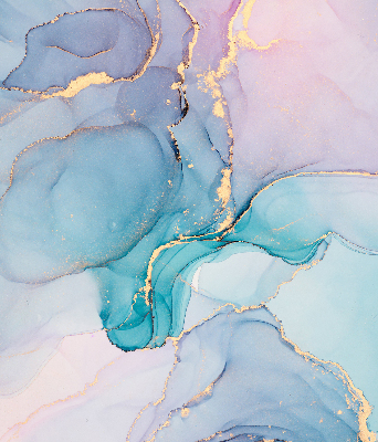 Rolgordijn voor het raam Blauwe marmer