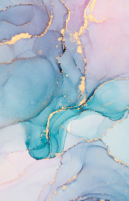 Rolgordijn voor het raam Blauwe marmer