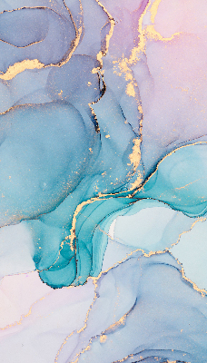 Rolgordijn voor het raam Blauwe marmer