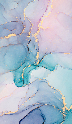 Rolgordijn voor het raam Blauwe marmer