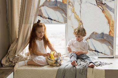 Rolgordijn verduisterend Marmer