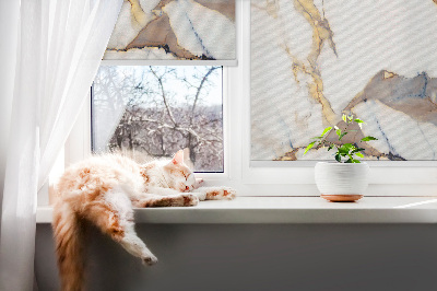 Rolgordijn verduisterend Marmer