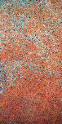 Rolgordijn voor het raam Oranje plaatwerk