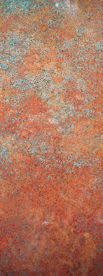 Rolgordijn voor het raam Oranje plaatwerk