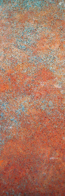 Rolgordijn voor het raam Oranje plaatwerk