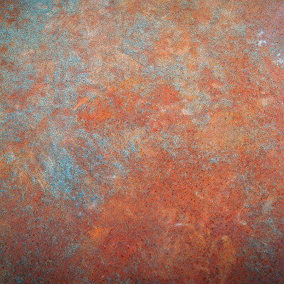 Rolgordijn voor het raam Oranje plaatwerk