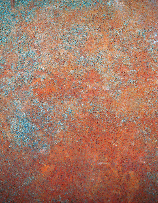 Rolgordijn voor het raam Oranje plaatwerk