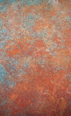 Rolgordijn voor het raam Oranje plaatwerk