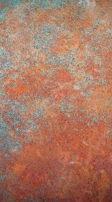 Rolgordijn voor het raam Oranje plaatwerk