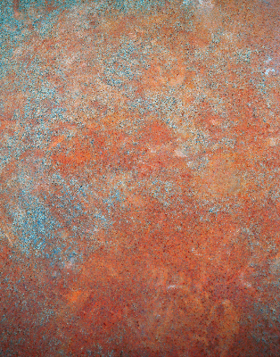 Rolgordijn voor het raam Oranje plaatwerk