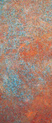 Rolgordijn voor het raam Oranje plaatwerk