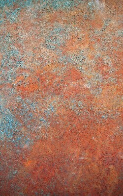 Rolgordijn voor het raam Oranje plaatwerk