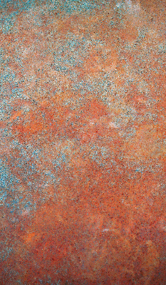 Rolgordijn voor het raam Oranje plaatwerk