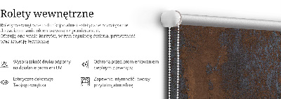 Rolgordijn verduisterend Roestig plaatwerk