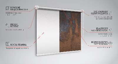 Rolgordijn verduisterend Roestig plaatwerk