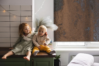 Rolgordijn verduisterend Roestig plaatwerk