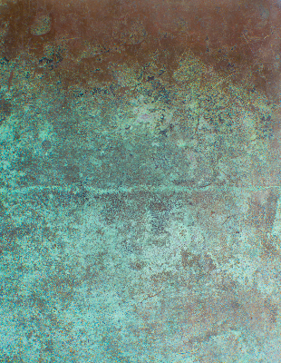 Rolgordijn voor het raam Groen plaatwerk