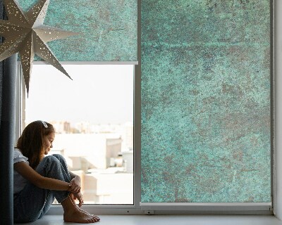 Rolgordijn voor het raam Groen plaatwerk