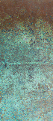 Rolgordijn voor het raam Groen plaatwerk