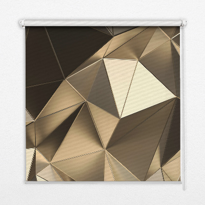 Rolgordijn verduisterend Gouden driehoeken