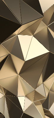 Rolgordijn verduisterend Gouden driehoeken