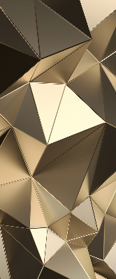 Rolgordijn verduisterend Gouden driehoeken