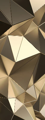 Rolgordijn verduisterend Gouden driehoeken