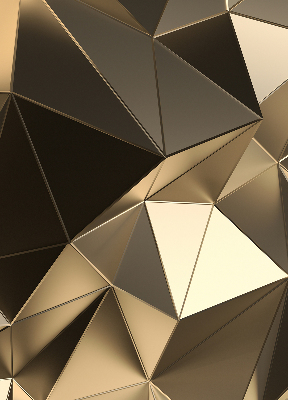 Rolgordijn verduisterend Gouden driehoeken