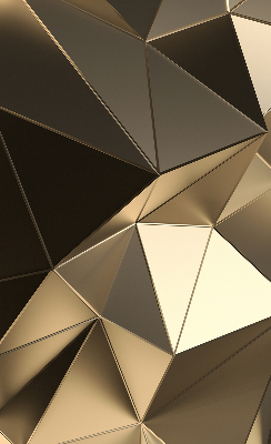 Rolgordijn verduisterend Gouden driehoeken