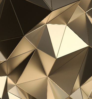 Rolgordijn verduisterend Gouden driehoeken